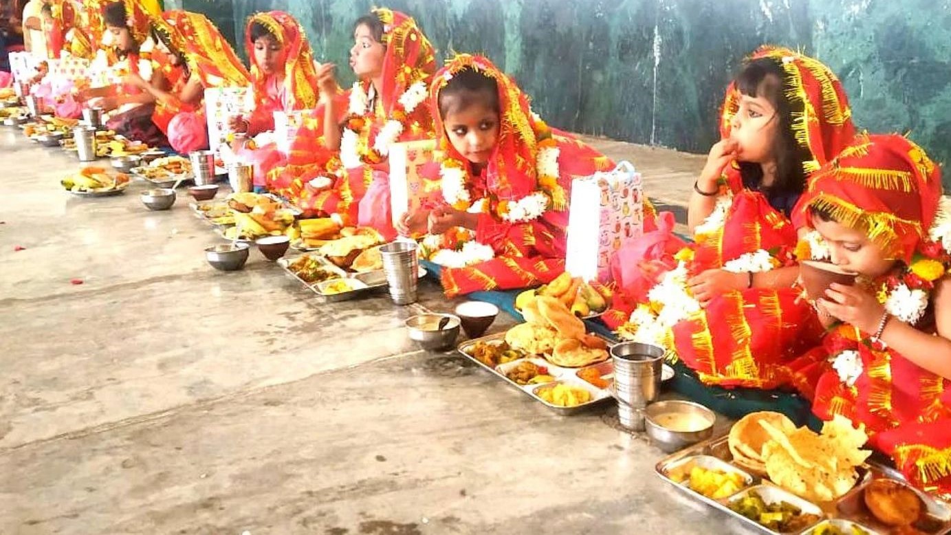 Kamakhya - 9 Kanya and Bhairav Bhojan