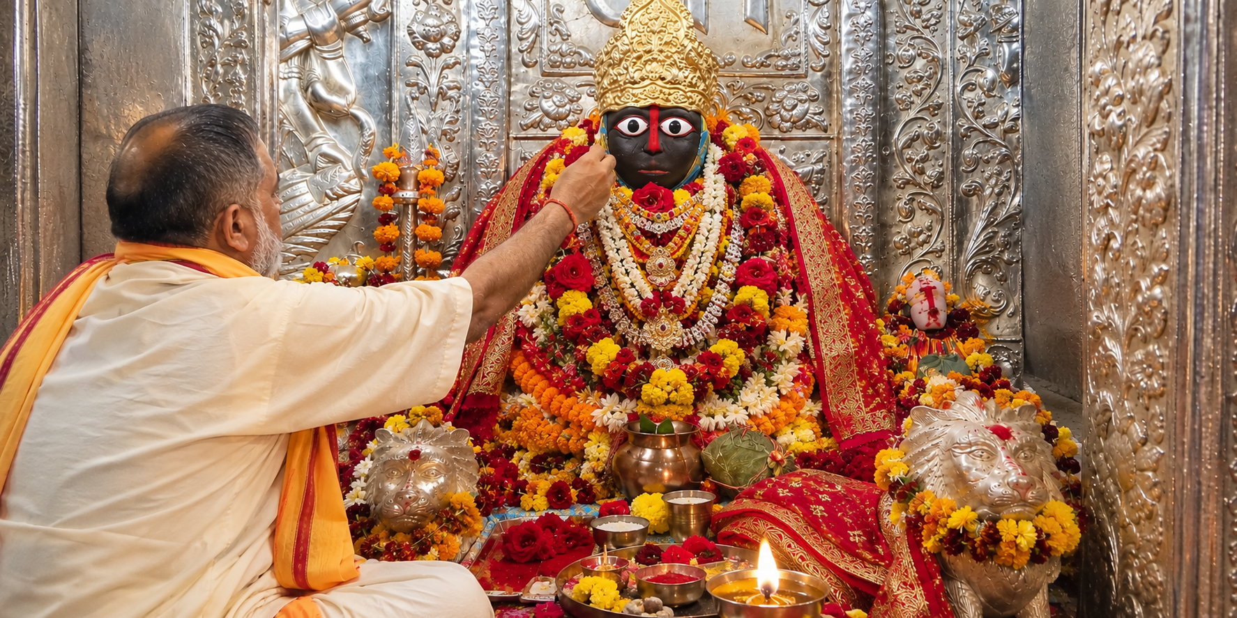 Shringar Puja at Sheetla Mata Temple