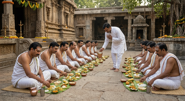 21 Brahmin Bhojan at Naimisharanya