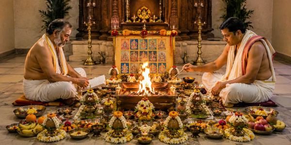 Navagraha Mantra Jaap and Havan in Varanasi