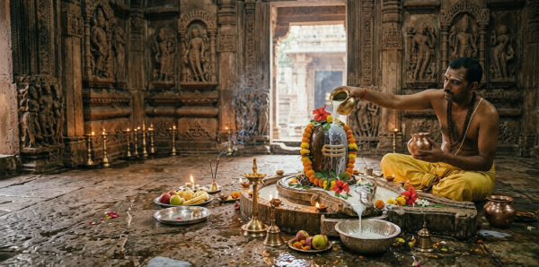 Somnath Dudh Abhishek Puja