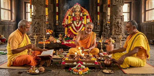 Maa Mahishasuramardini Puja in Varanasi