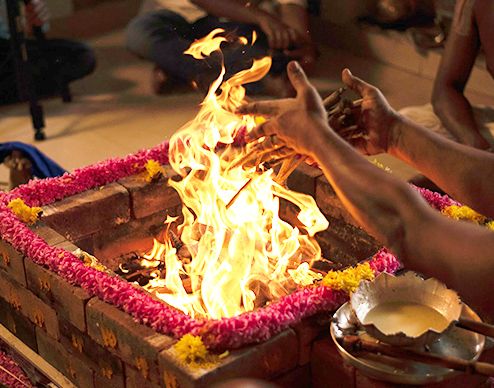 Saraswati Pushkaralu Kaleshwaram - Sri Purush Sukta Homam