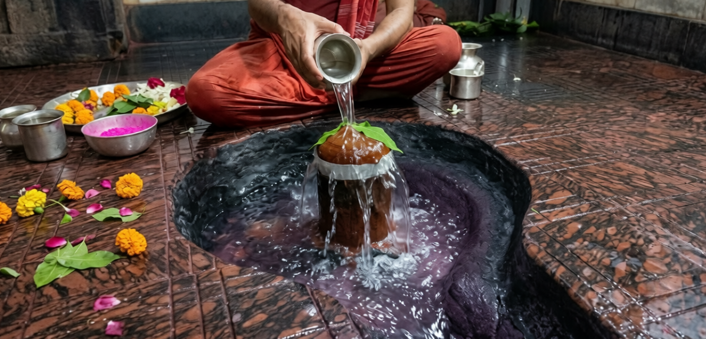 Rudrabhishek Puja in Baba Basukinath