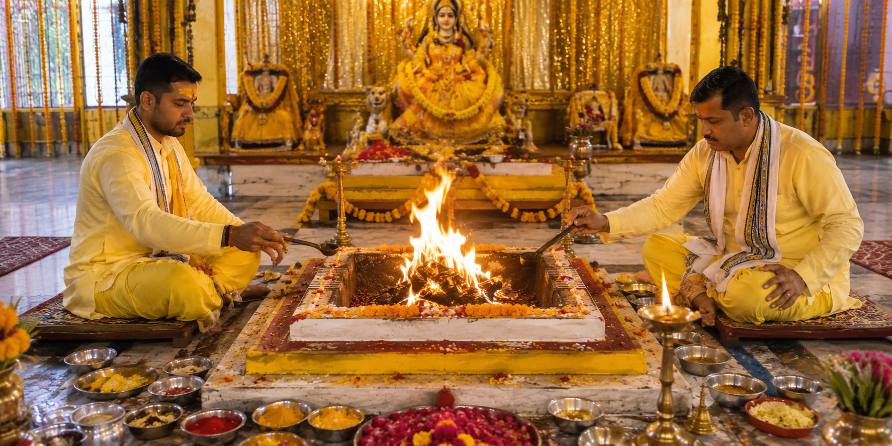 Grah Badha Havan at Baglamukhi Temple