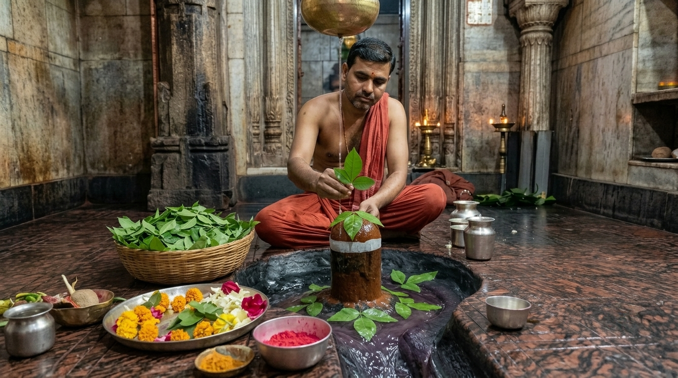 Bilva Arpan Puja at Baba Basukinath