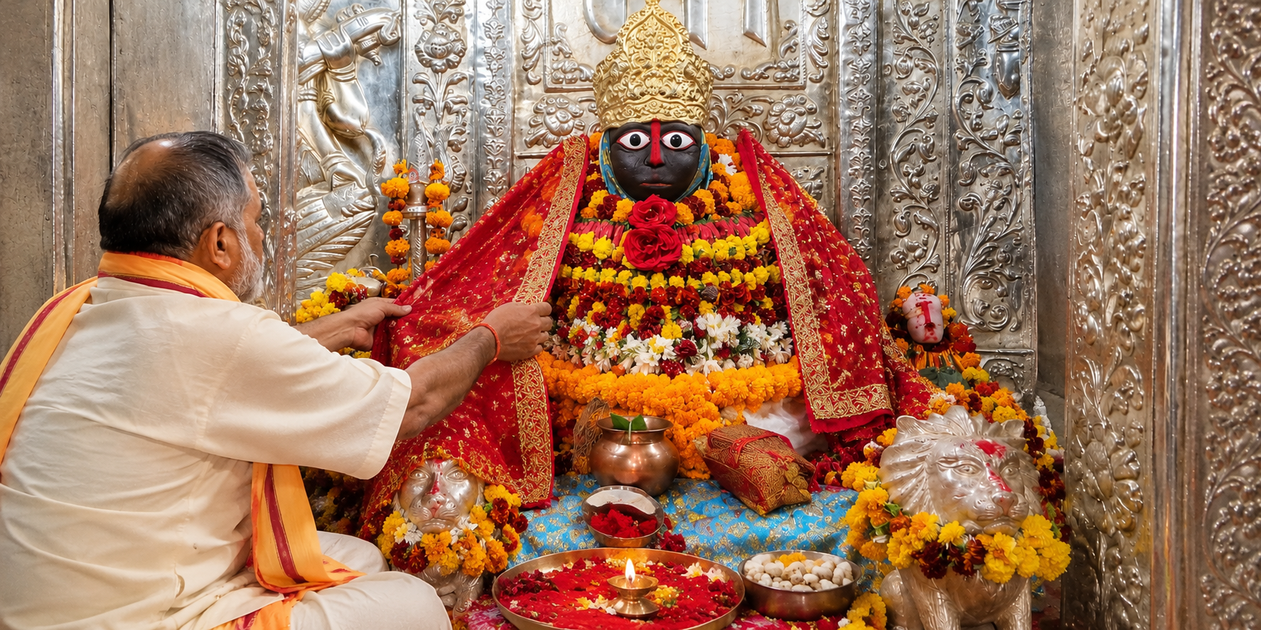 Chunri Arpan at Sheetla Mata Temple