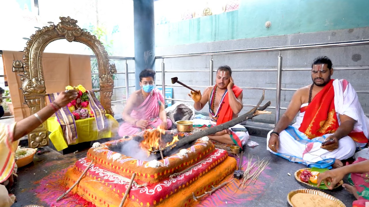 Sri Sudharshana Narasimha Maha Homam - Sri Lakshmi Narasimha Swamy Temple