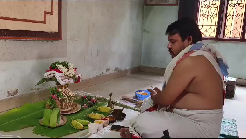 Rameshwaram - Gau Puja with Silver Idol