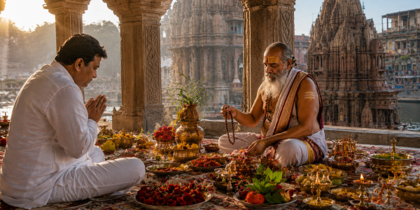 Mangal Shanti Puja at Omkareshwar