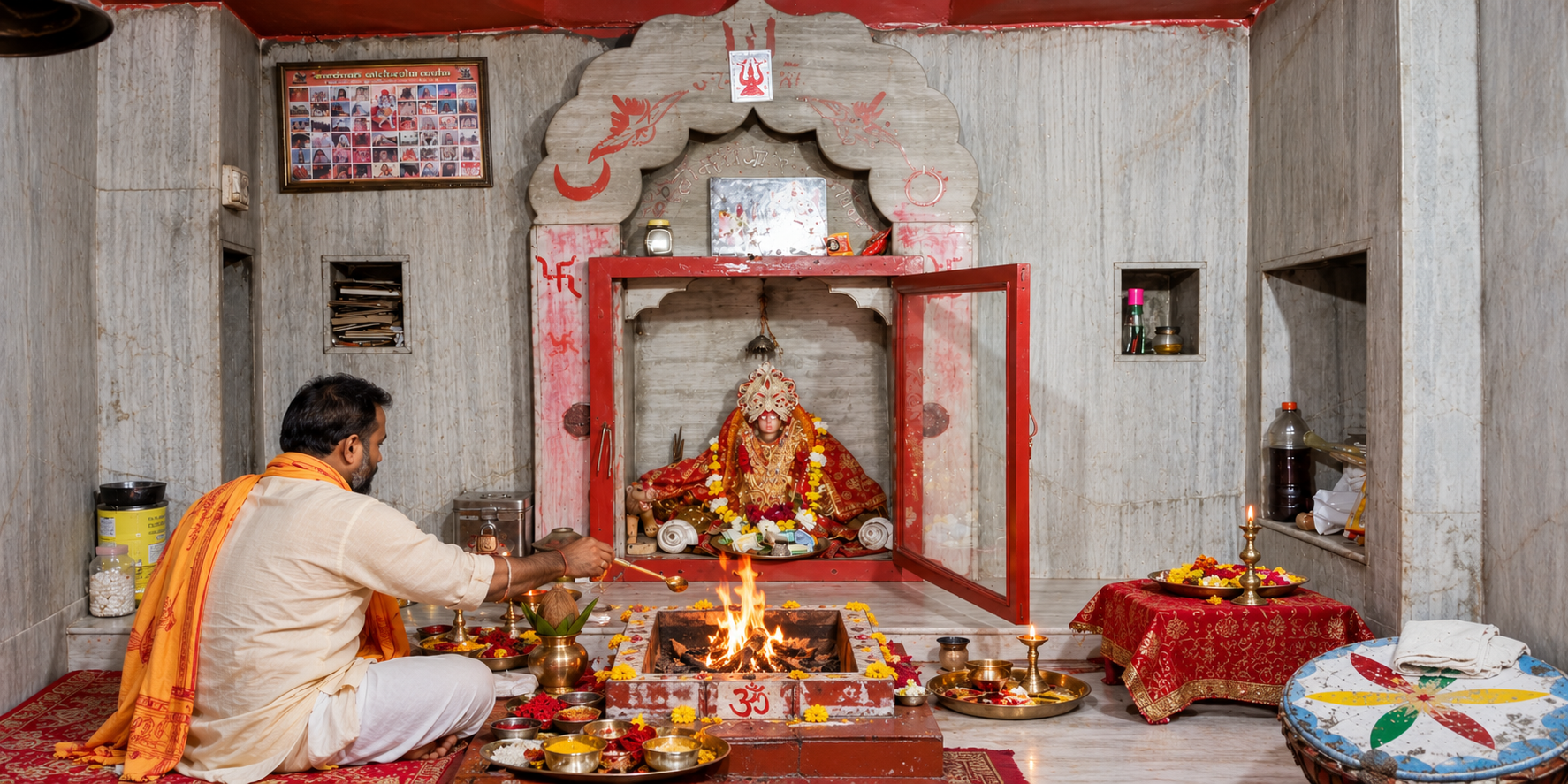 Maa Durga Anushthan and Havan in Ambika Shakti Peeth