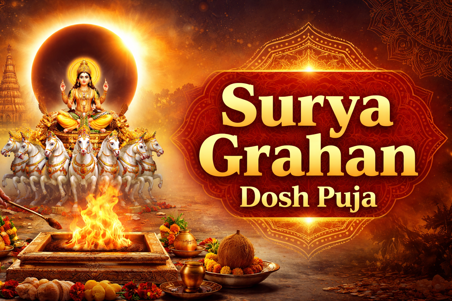 Rameshwaram Surya Grahan Dosh Puja and Hawan