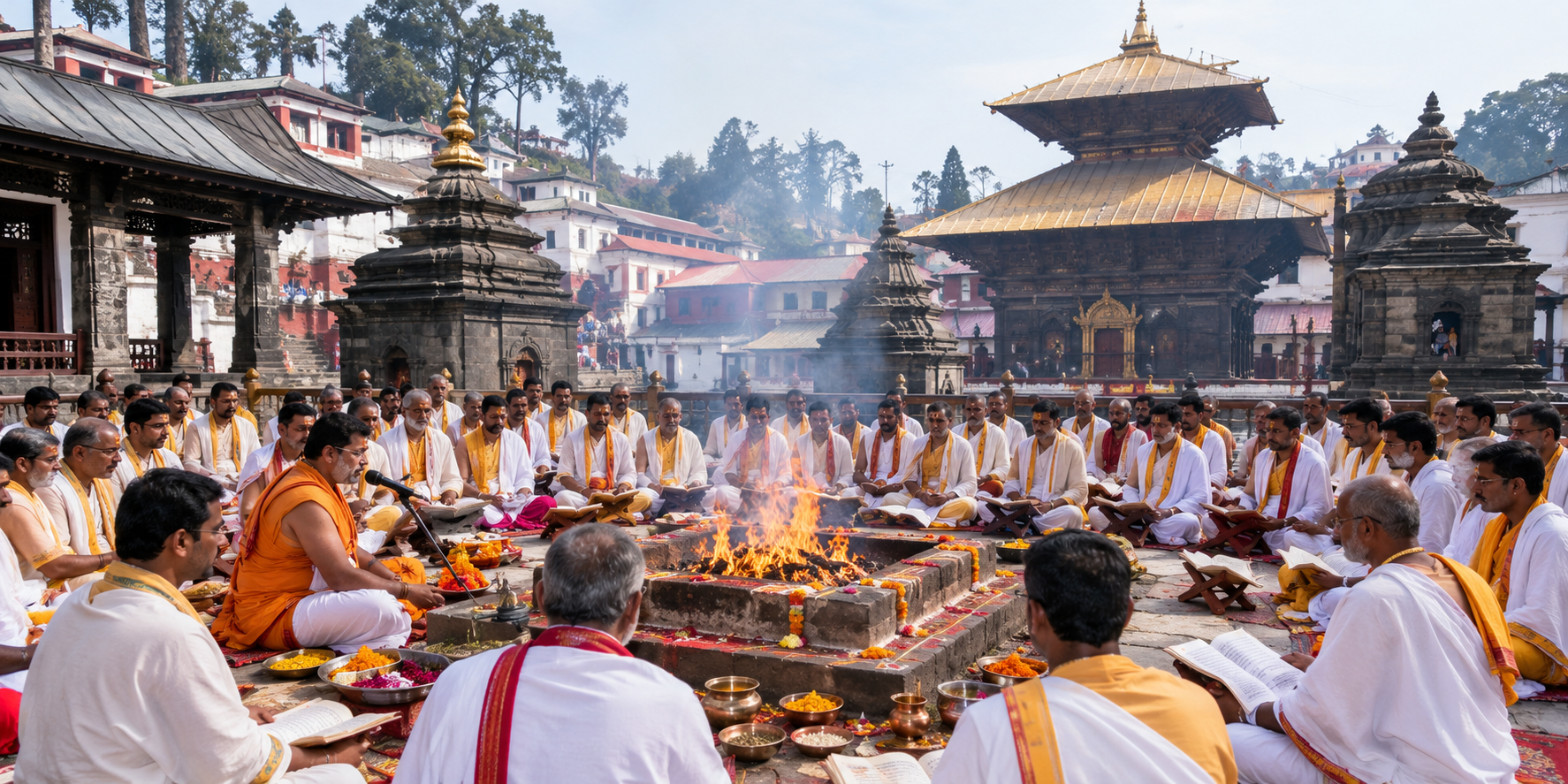 Maha Mrityunjay Jaap with Havan (35 Brahmin) in Pashupatinath