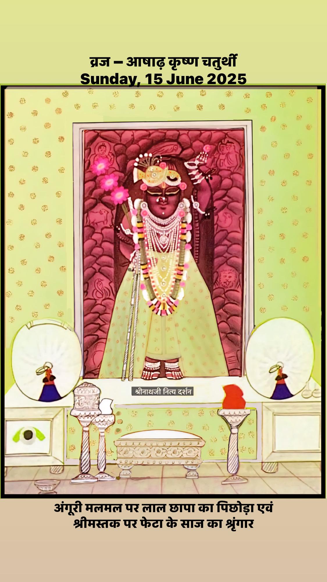 श्रीनाथजी दिव्य दर्शन