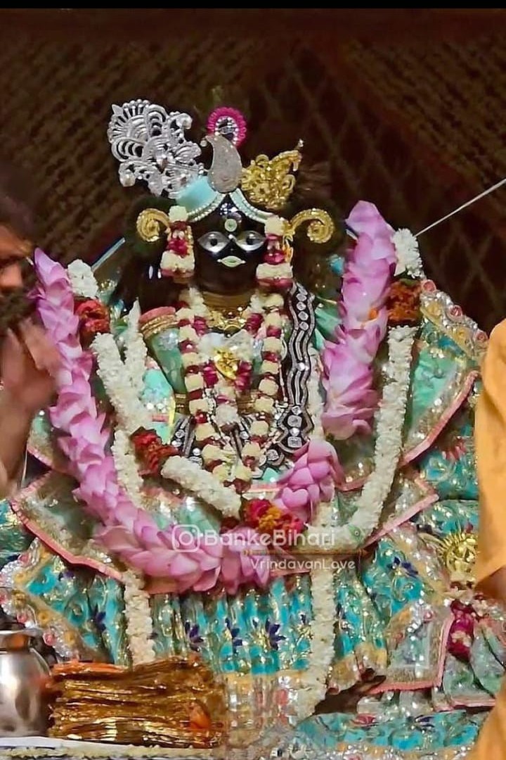श्री बांके बिहार लालजी मंगल दर्शन